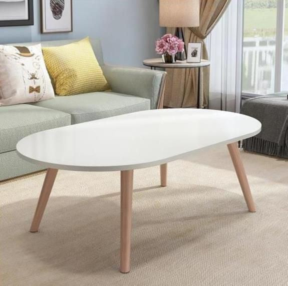 table basse scandinave ovale