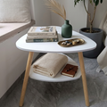 table de coin 2 étages triangle