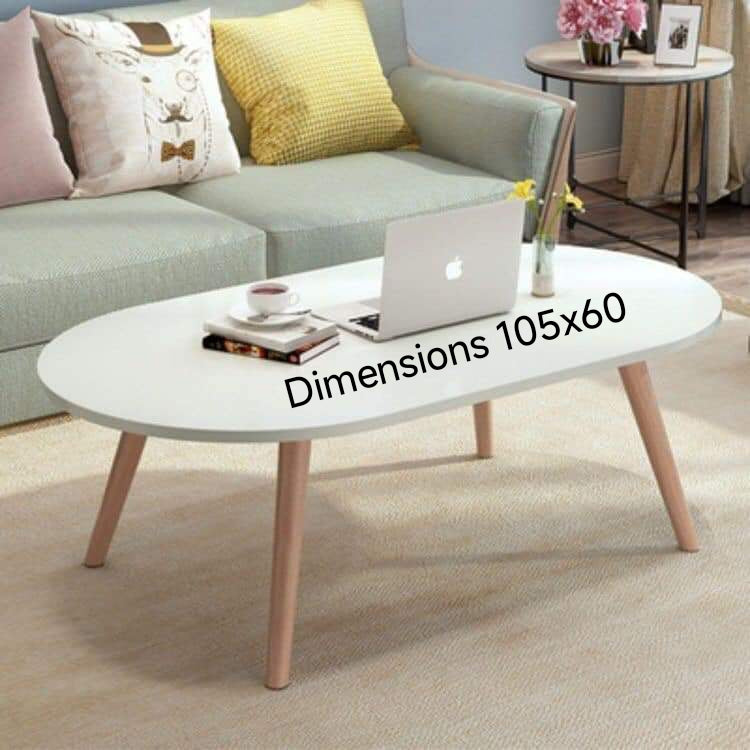 table basse scandinave ovale