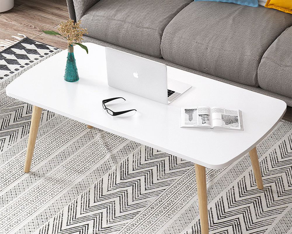 table basse scandinave rectangulaire